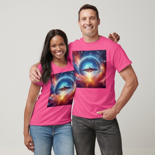 Stargate en UFO T-shirt (Unisex)