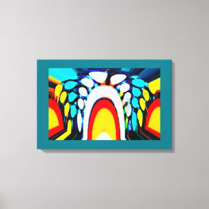 Stargate kunst canvas afdruk