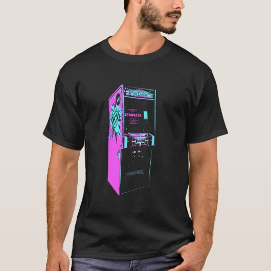 Stargate - Retro arcade game T-shirt (Voorkant)