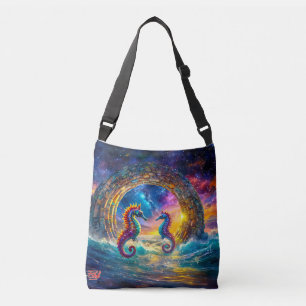 StarGate Seahorses Design van Rich AMeN Gill Crossbody Tas