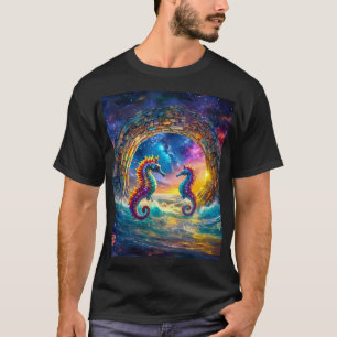 StarGate Seahorses Design van Rich AMeN Gill T-shirt