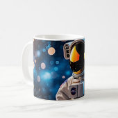 Stargazer Astronaut Close-Up Portrait Koffiemok (Voorkant links)