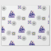 Stargazer Beeldhouwwerk Kaleidoscoop Inpakpapier (Vlak)