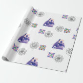 Stargazer Beeldhouwwerk Kaleidoscoop Inpakpapier (Uitgerold)