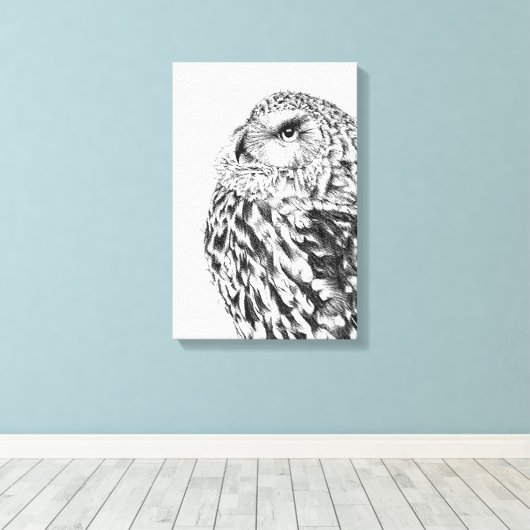 Stargazer Canvas Afdruk (Insitu (Houten vloer))