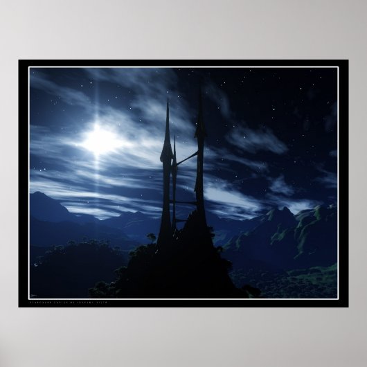 Stargazer Castle Poster (Voorkant)