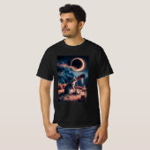 Stargazer Cat: Cosmic Dreamer T-shirt (Voorkant volledig)