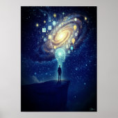 Stargazer Cosmic Poster - Verhoog uw ruimte (Voorkant)