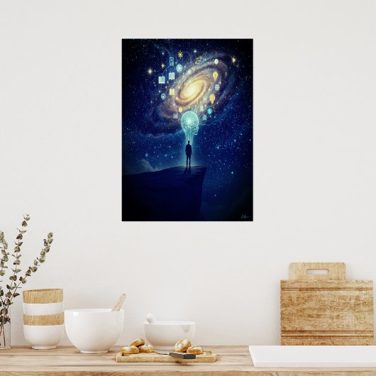 Stargazer Cosmic Poster - Verhoog uw ruimte (Keuken)