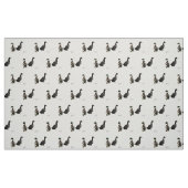 Stargazer Drake en zijn Lady Duck stof - wit (Fat Quarter)