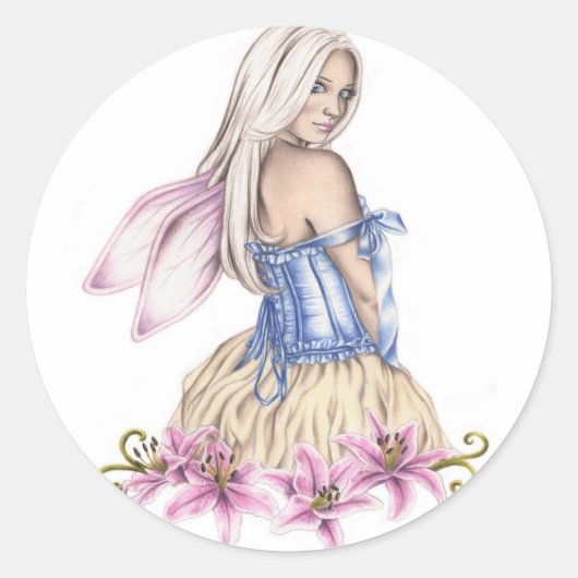 Stargazer Fairy Sticker (Voorkant)