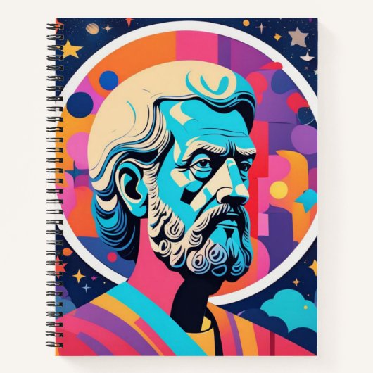 Stargazer Filosoof: De kosmos van de geest Notitieboek (Voorkant)