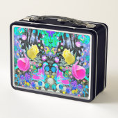 Stargazer Lelie, Roos en Roze Hibiscus Collage (Achterkant)