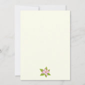 Stargazer lelie roze bruiloft vrijgezellenfeest ui kaart (Achterkant)