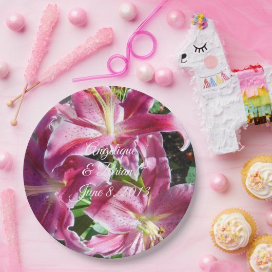 stargazer leugens bruiloft papieren bordje (Feest)