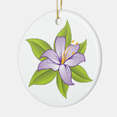 Stargazer lila paarse lelie custom ornament (Links)