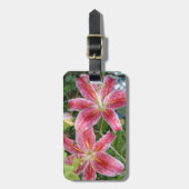 Stargazer Lilies Garden Floral Bagagelabel (Voorkant verticaal)
