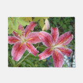 Stargazer Lilies Garden Floral Deurmat (Voorkant)