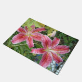 Stargazer Lilies Garden Floral Deurmat (Schuin)