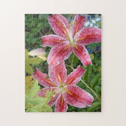 Stargazer Lilies Garden Floral Legpuzzel (Verticaal)