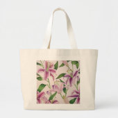 Stargazer Lilies Grote Tote Bag (Voorkant)
