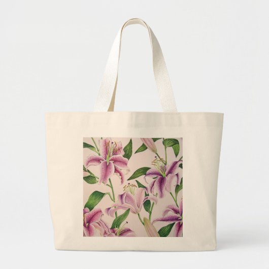 Stargazer Lilies Grote Tote Bag (Voorkant)