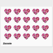 Stargazer Lilies Hart Sticker (Vel)