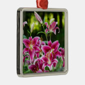 Stargazer Lilies Metalen Ornament (Rechts)