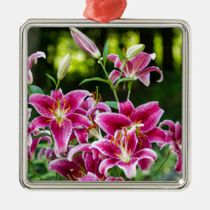 Stargazer Lilies Metalen Ornament