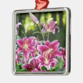 Stargazer Lilies Metalen Ornament (Links)