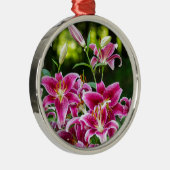 Stargazer Lilies Metalen Ornament (Rechts)