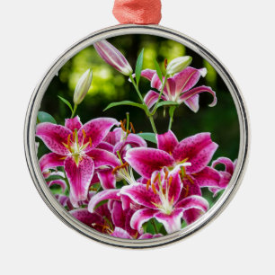 Stargazer Lilies Metalen Ornament