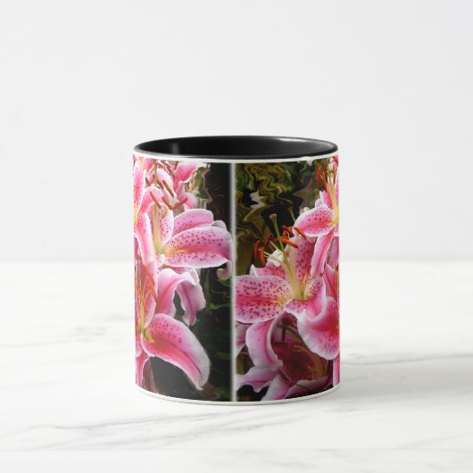 "Stargazer" Lilies Mok (Midden)