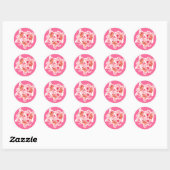 Stargazer Lilies Ronde Sticker (Vel)