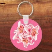 Stargazer Lilies Sleutelhanger (Voorkant)