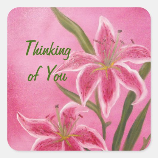 Stargazer Lilies Stickers (Voorkant)