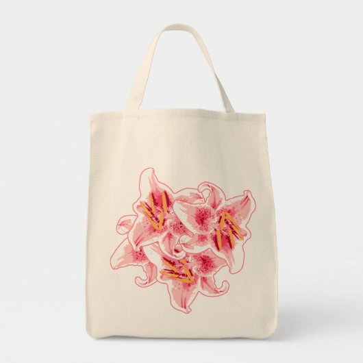 Stargazer Lilies Tote Bag (Voorkant)