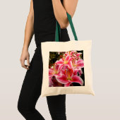 "Stargazer" Lilies Tote Bag (Voorkant (product))