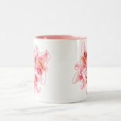 Stargazer Lilies Tweekleurige Koffiemok (Center)