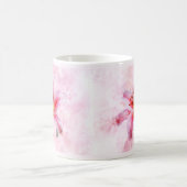 Stargazer Lily bloem waterverf - wb 01 Koffiemok (Center)