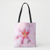 Stargazer Lily bloem waterverf - wb 01 Tote Bag (Voorkant)