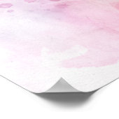 Stargazer Lily bloem waterverf - wb 03 Poster (Hoek)