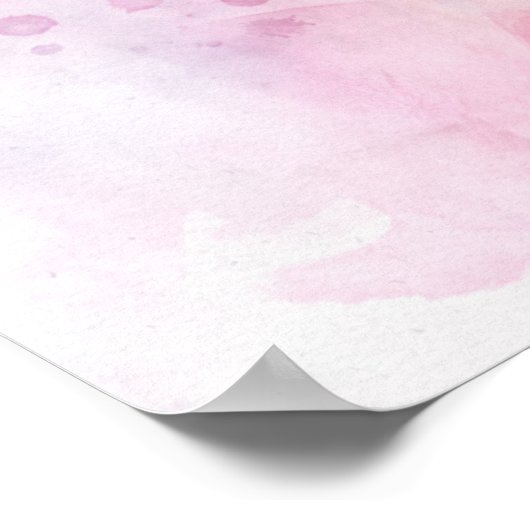 Stargazer Lily bloem waterverf - wb 03 Poster (Hoek)