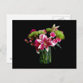 Stargazer Lily Bouquet Briefkaart (Voorkant / Achterkant)