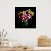 Stargazer Lily Bouquet Poster (Keuken)