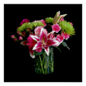 Stargazer Lily Bouquet Poster (Voorkant)