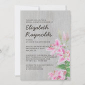  Stargazer Lily Bridal Shower Invitaties Kaart (Voorkant)