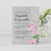 Stargazer Lily Bridal Shower Invitaties Kaart (Staand voorkant)