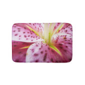Stargazer Lily Bright Magenta Floral Badmat (Voorkant)