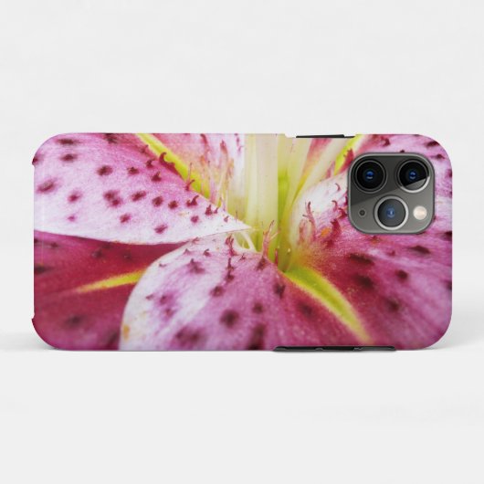 Stargazer Lily Bright Magenta Floral Case-Mate iPhone Case (Achterkant (horizontaal))